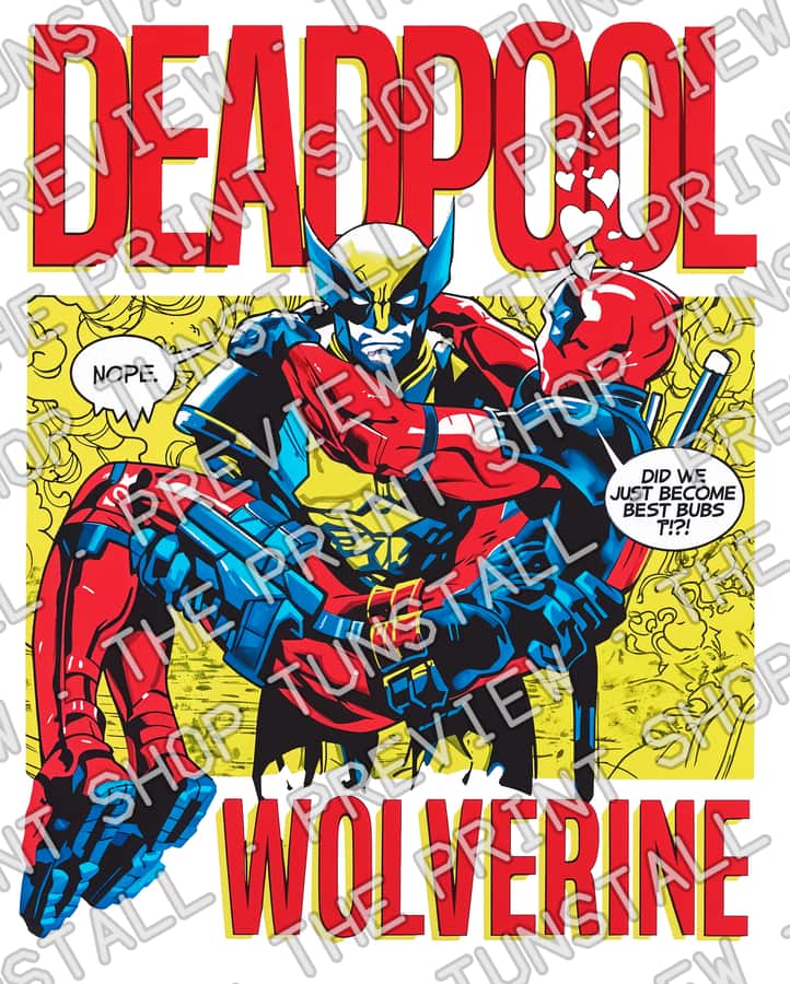 Preview of Deadpool Wolverine Movie 2024 PNG, Wolverine And Deadpool PNG