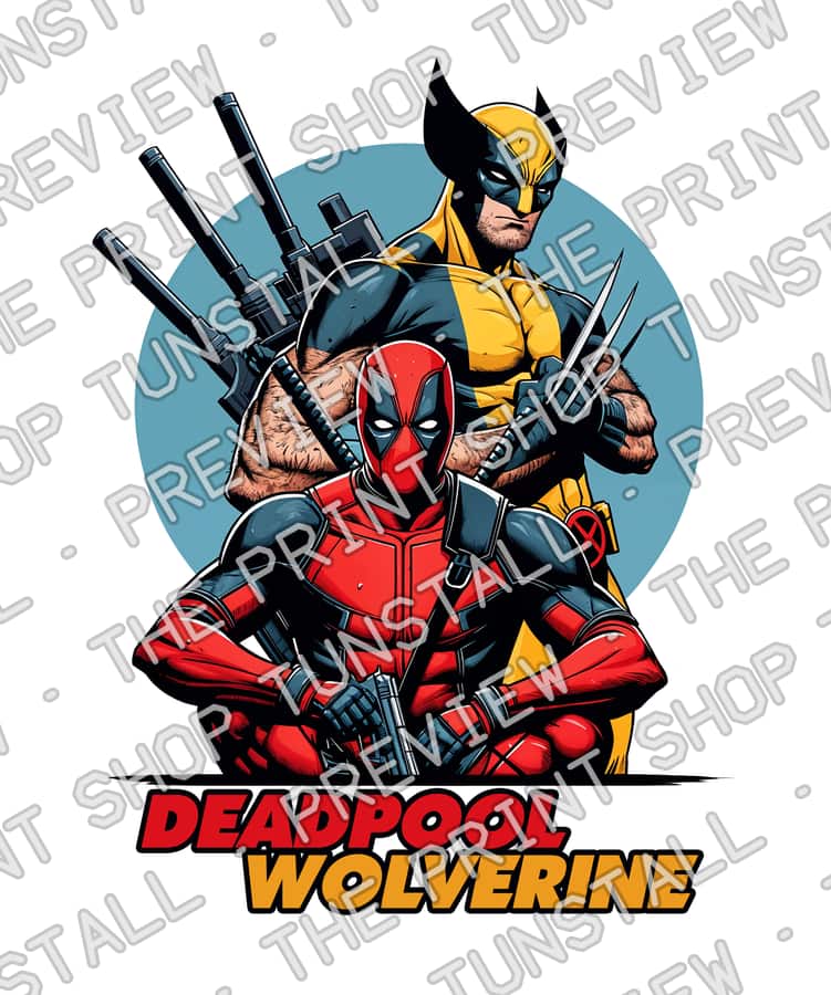 Preview of Deadpool And Wolverine Movie PNG, Avengers Superhero PNG, Wolverine And Deadpool PNG
