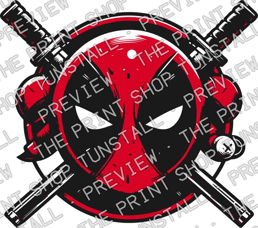 Preview of Deadpool PNG SVG, Superhero Movie Deadpool SVG PNG